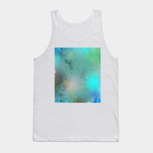 Fire Opal Gemstone Turquoise Tank Top